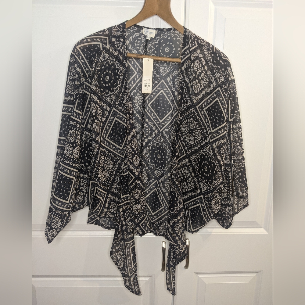 Fransesca's Women's Shawl, Bluish Black